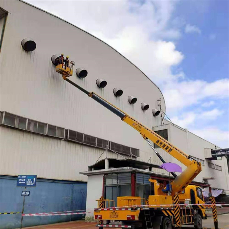 绍兴越城高空作业车出租服务：专业广告牌安装解决方案